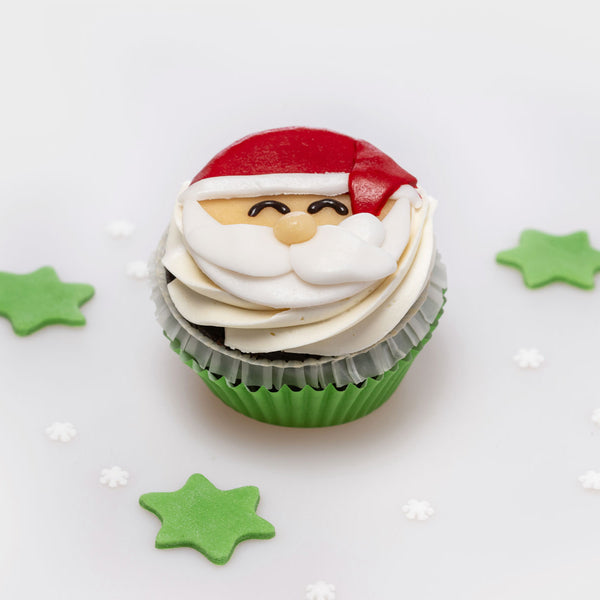 Cupcake Weihnachtsmann