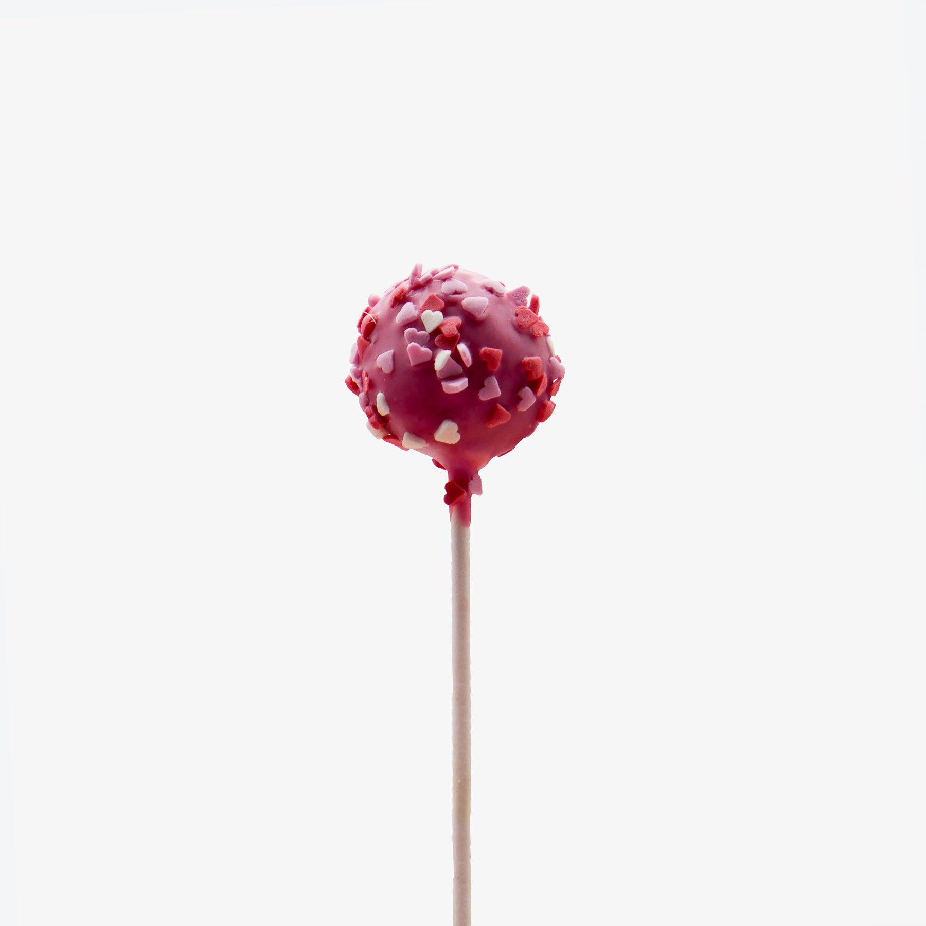 Cakepops Erdbeer-Herzchen